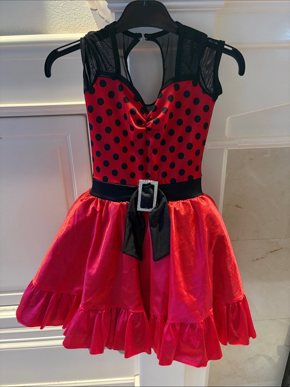 Kids Red and Black Polka Dot Costume